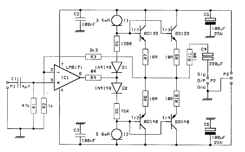 WNA MKII headphone amp schema without any modifications